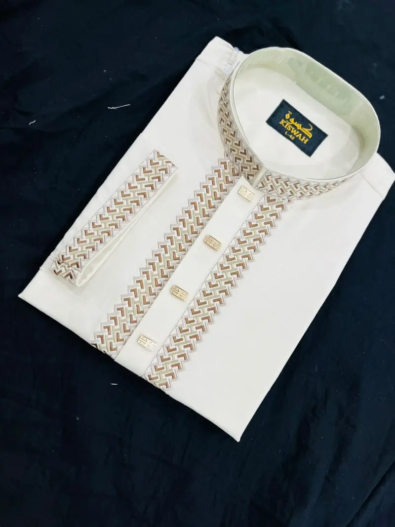 Cotton fabrics embroidery Punjabi